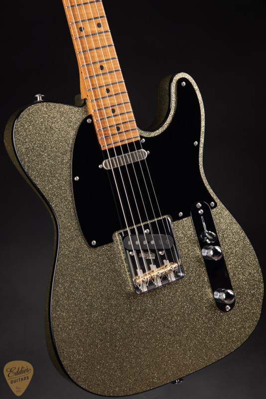 Suhr Eddie’s Guitars Exclusive Roasted Classic T Electric Guitar in Gold Sparkle