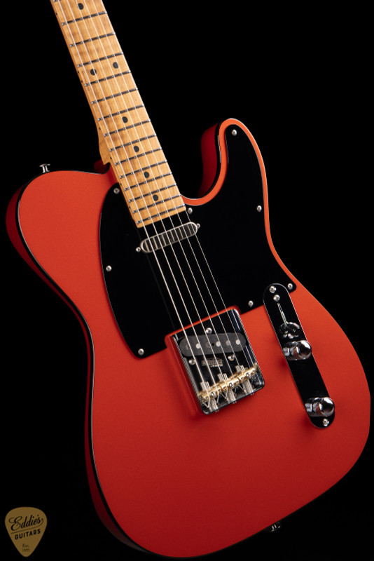 Suhr Eddie’s Guitars Exclusive Roasted Classic T Electric Guitar in Orange Crush Metallic