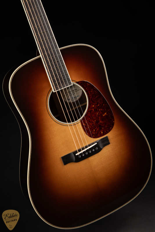 Bourgeois D Large Soundhole Sunburst acoustic guitar with Aged Tone Adirondack & Brazilian Rosewood