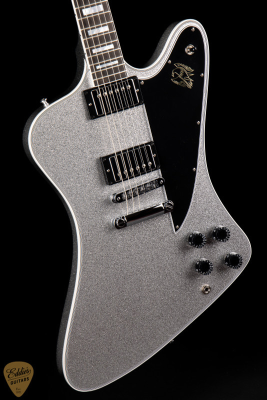 Gibson Custom Shop Made 2 Measure Firebird Custom electric guitar in Silver Sparkle