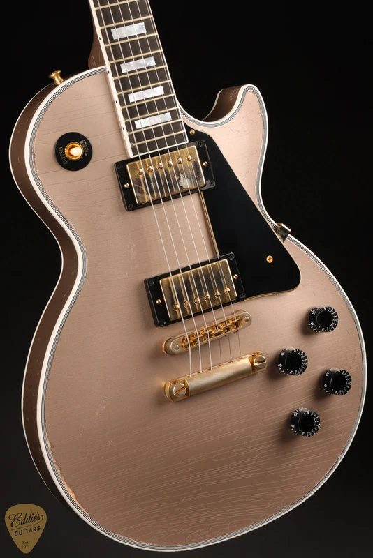 ギター Gibson Les Paul Custom Custom Shop 2024 - Gibson Custom Shop PSL Murphy Lab Les Paul Custom Heavy