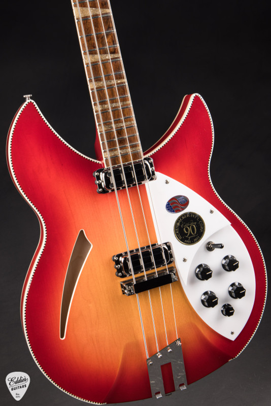 Rickenbacker Limited Edition 90th Anniversary 4005XC Bass Guitar in Amber Fire Glo