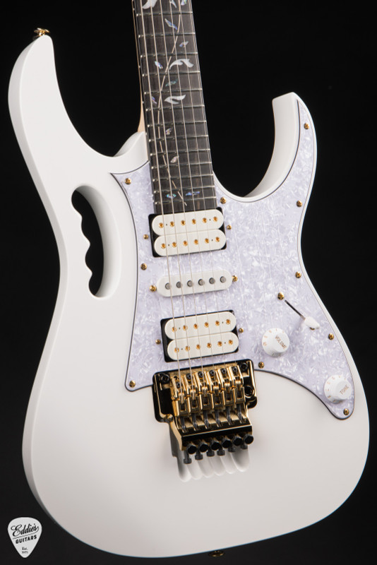 Ibanez JEM7VP Steve Vai Signature Electric Guitar in White