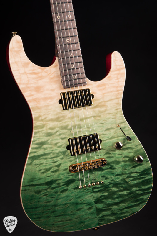 Suhr Standard Rosewood Neck Electric Guitar in Green Gradient