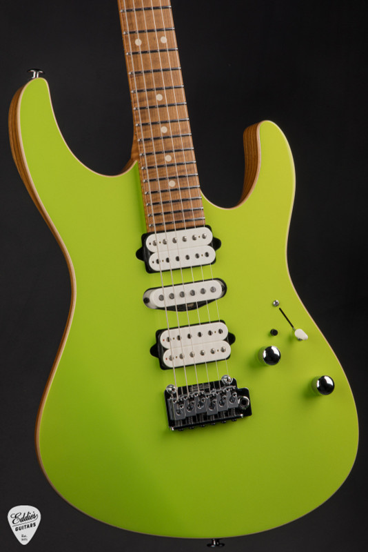 Suhr Modern Roasted - Lime Green Metallic - Eddie's Guitars