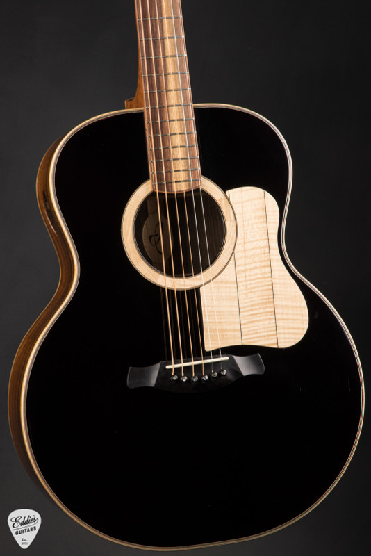 2017 – Irvin Guitars SJ Small Jumbo Black Top – Western Red Cedar & Bocote Acoustic Guitar