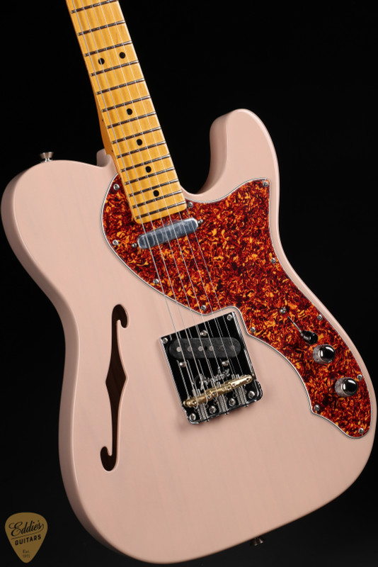 2023 - Fender Limited Edition American Professional II Telecaster Thinline - Transparent Shell Pink
