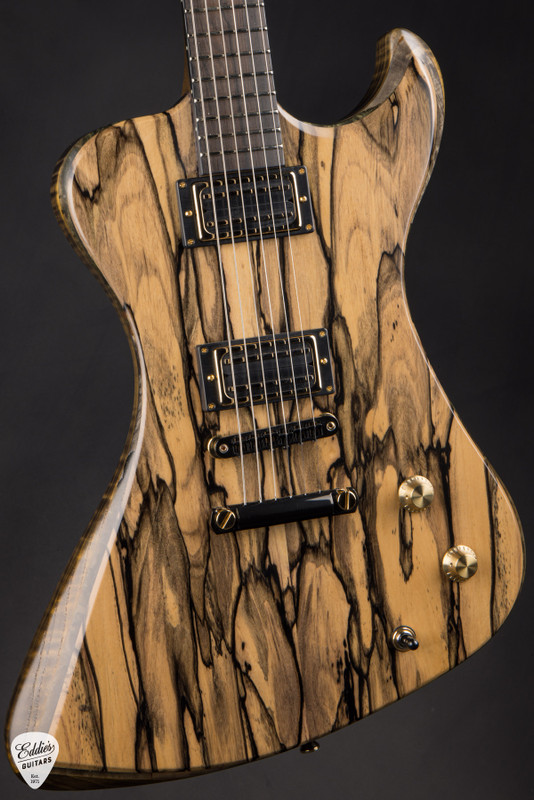 Dunable R2 – Pale Moon Ebony & Flamed Swamp Ash Electric Guitar in Charcoal Satin Natural