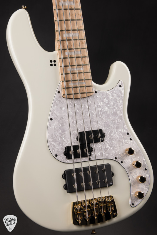 Sale Pending - Sandberg California VM 5-String High Gloss - Virgin White