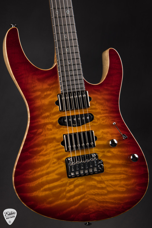 Suhr Modern Black Limba and Quilt Maple Electric Guitar