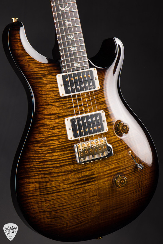 Paul Reed Smith Custom 24 electric guitar in Black Gold Wraparound Burst