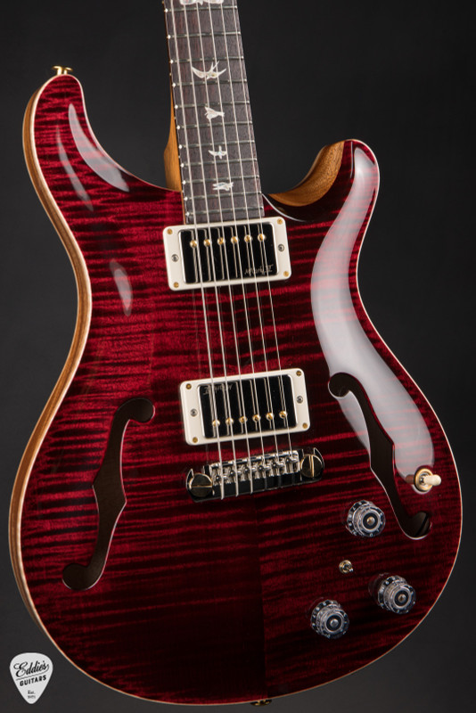 Paul Reed Smith Hollowbody II Piezo Electric Guitar in Red Tiger