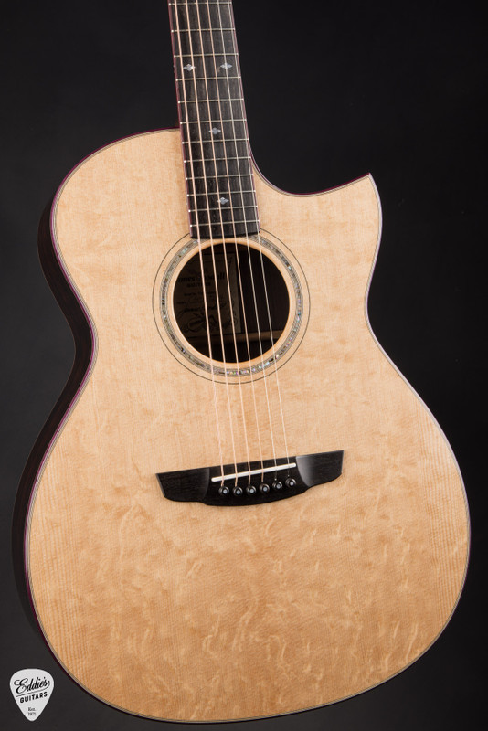 Goodall Grand Concert Cutaway Acoustic guitar with Bearclaw Sitka Spruce and Cocobolo