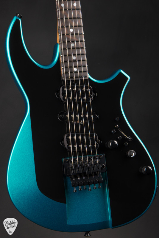 James Tyler Ultimate Weapon Electric Guitar with Black Top with Turquoise Back & Sides