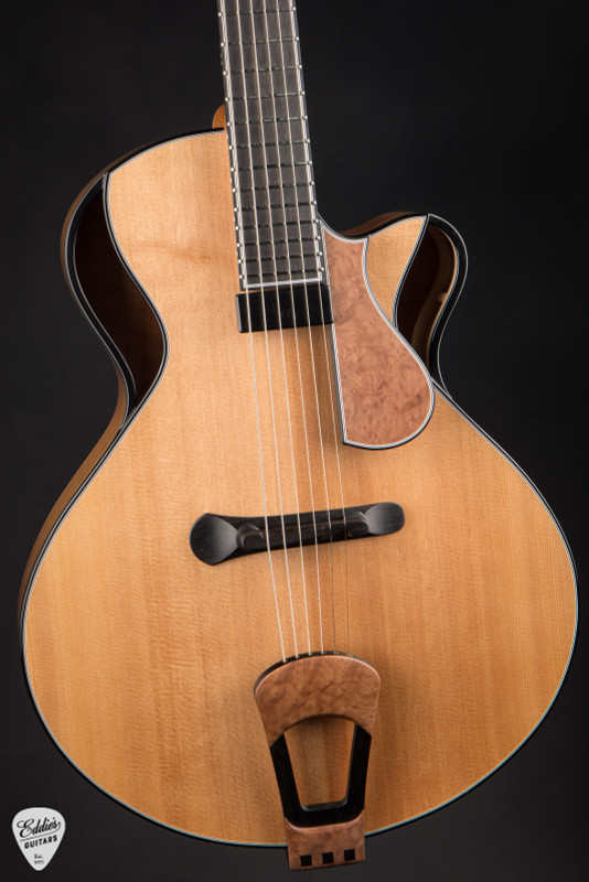 LHT Guitars Madrone Burl Cadenza – Sitka Spruce & Madrone Electric Guitar