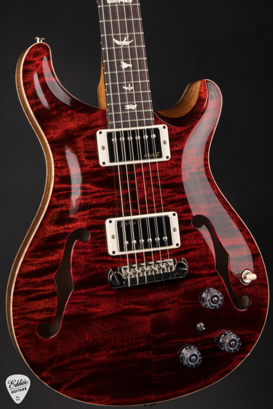 Paul Reed Smith Hollowbody II Piezo Electric Guitar in Red Tiger