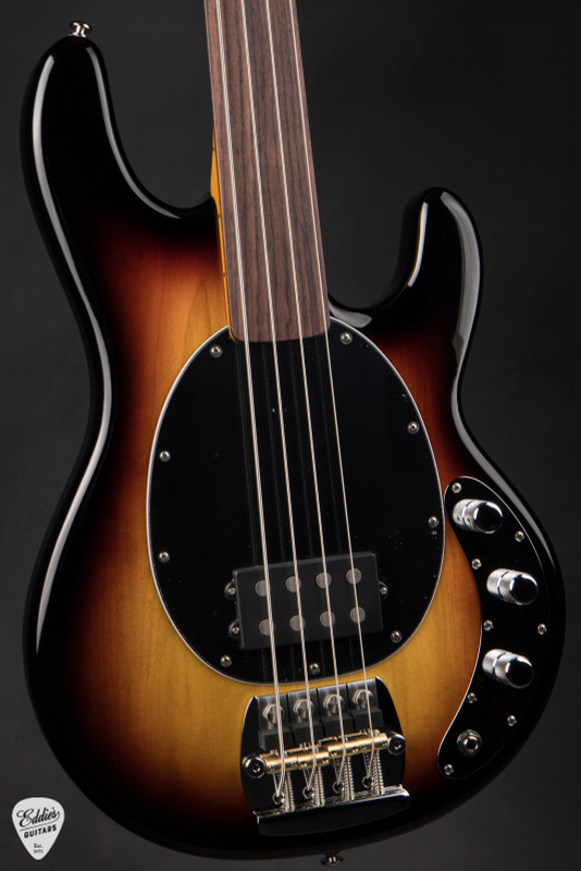 Ernie Ball Music Man Pino Palladino Fretless 79 Burst Bass Guitar