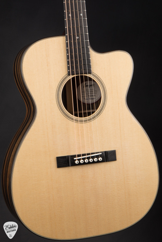 Bourgeois Touchstone Soloist OMC Launch Edition Acoustic Guitar in Lutz Spruce & Ebony