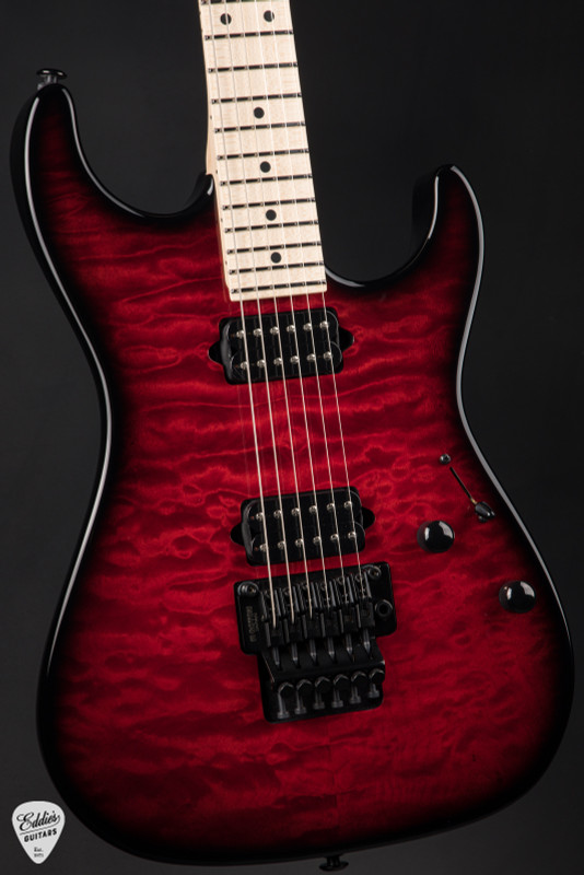 Suhr Standard Thin Burst Limited Edition electric guitar in Trans Red