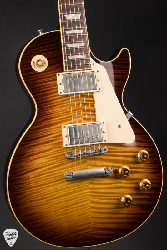 1996 Gibson Custom Shop Historic 1959 Les Paul Standard Reissue electric guitar in Tobacco Burst