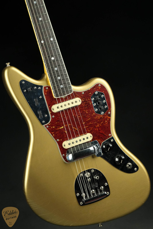 2024 - Fender Custom Shop 1966 Jaguar Deluxe Closet Classic - Aztec Gold