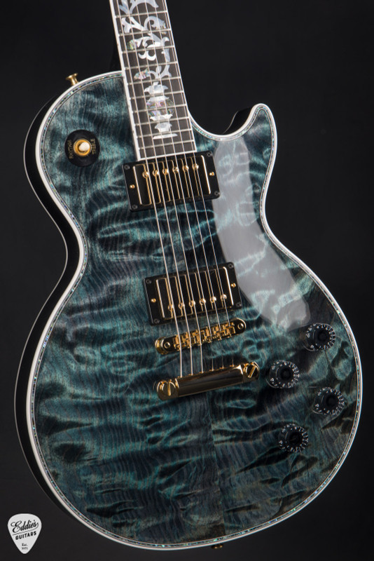 Gibson Custom Shop PSL Les Paul Ultima "Tree of Life" Nordic Blue 10.1 #CS504045