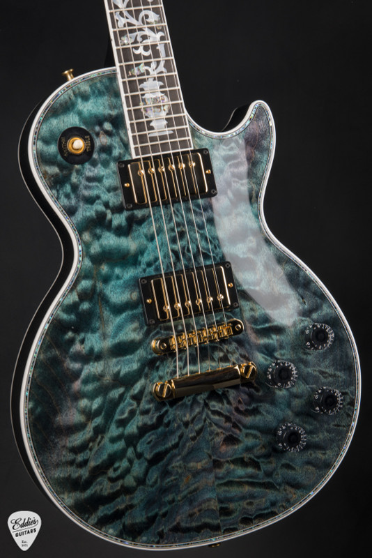 Gibson Custom Shop PSL Les Paul Ultima “Tree of Life” Nordic Blue 9.14 #CS504033