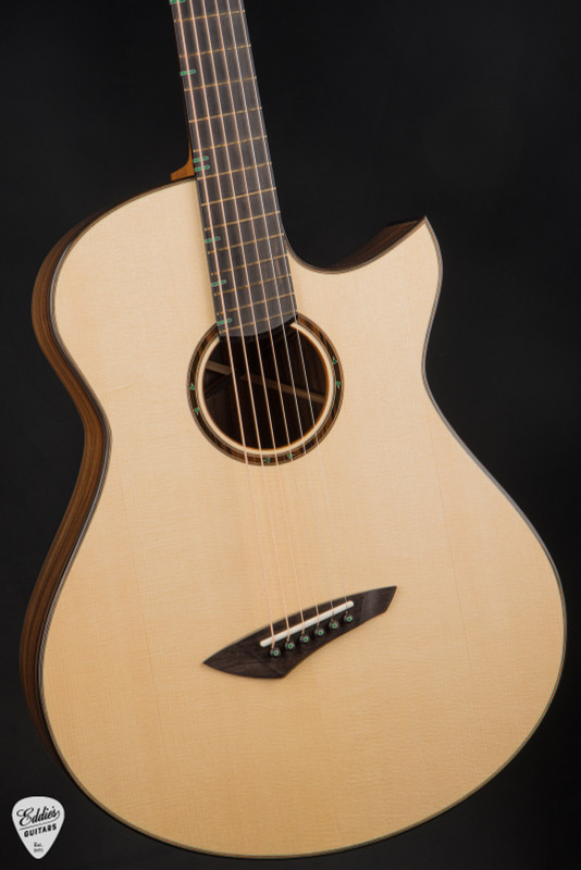 2024 – Michael Bashkin JMC 12 Fret Acoustic Guitar with Italian Spruce and Pau Ferro