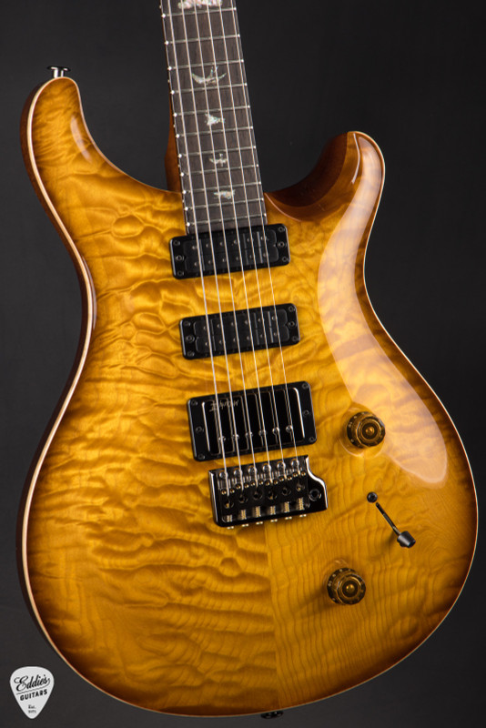 Paul Reed Smith Eddie’s Guitars Wood Library Studio Quilt Top/Stained Maple Neck/Brazilian FB – McCarty Tobacco Sunburst