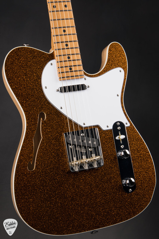 Suhr Eddie’s Guitars Exclusive Custom Classic T Roasted Orange Sparkle Electric Guitar