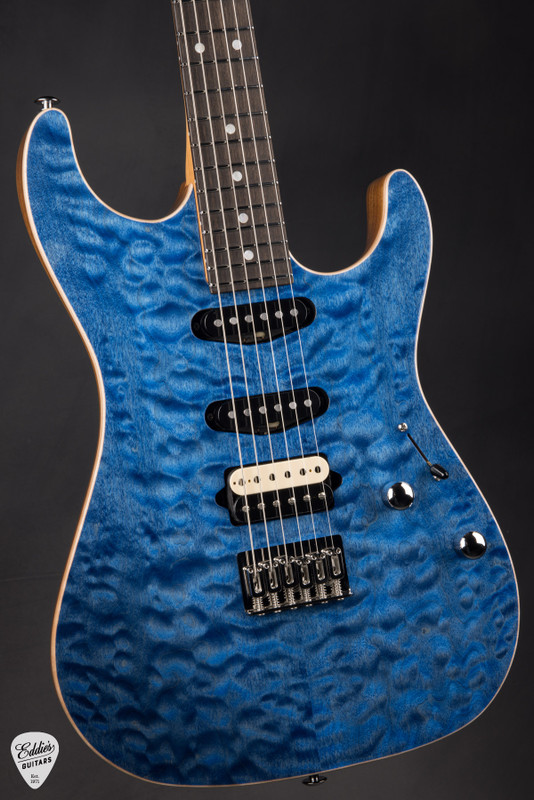 Suhr Standard Roasted Trans Whale Blue Electric Guitar