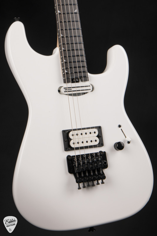 Charvel USA Custom Shop San Dimas HS Floyd Rose Electric Guitar in Snow White