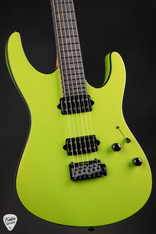 Suhr Modern Roasted - Lime Green Metallic - Eddie's Guitars