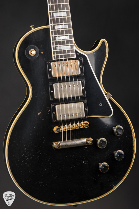 Gibson Custom Shop Eric Clapton 1958 Les Paul Custom Ebony Electric Guitar