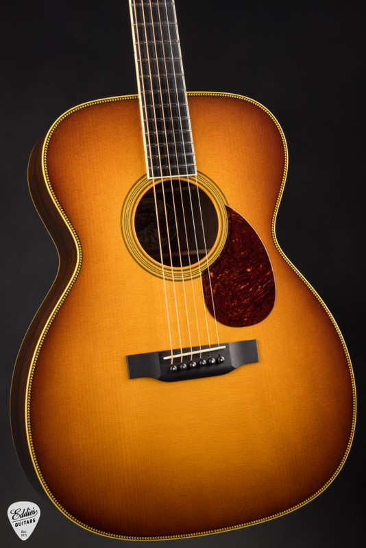 2016 – Collings OM2HA Varnish Deep Body – Adirondack Spruce & Madagascar Rosewood Acoustic Guitar in Sunburst
