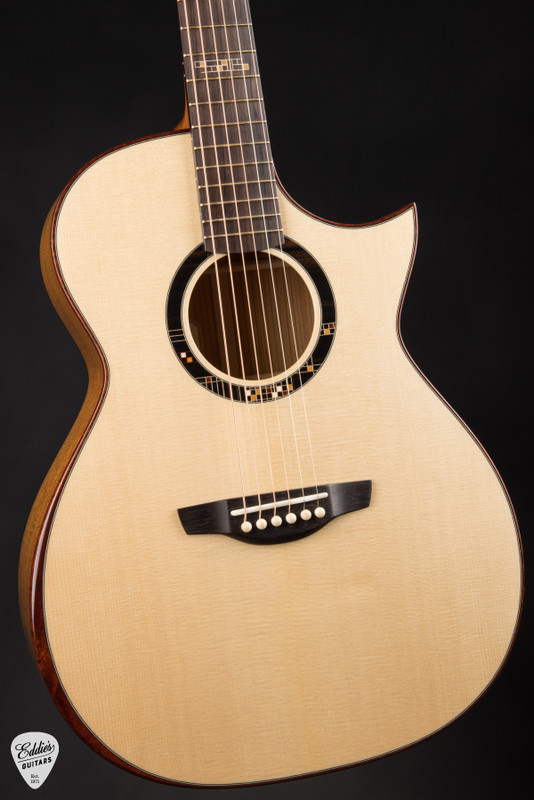 2025 – Rebecca Urlacher Concert Acoustic Guitar with German Spruce & Keyaki