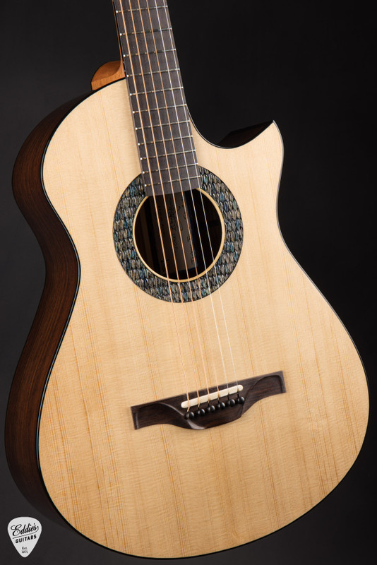 2024 – Michel Aboudib MA-00 – Austrian Moon Spruce & Indian Rosewood Acoustic Guitar