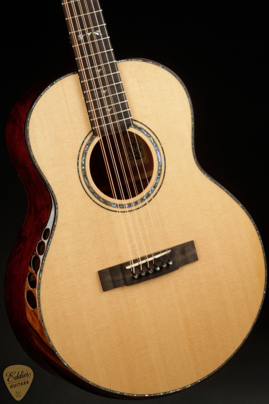 Sale Pending-2024 - Kevin Ryan Paradiso Grand Concert 10 String - Sitka Spruce & Figured Mahogany