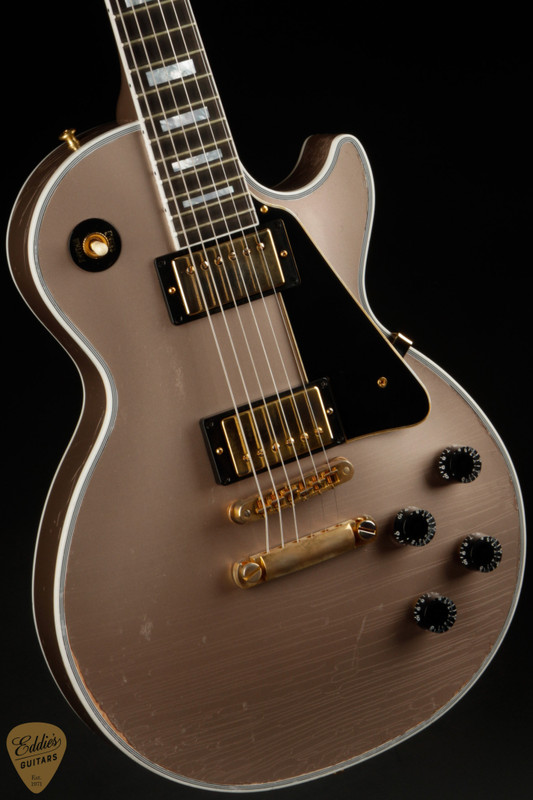 Gibson Custom Shop PSL Murphy Lab Les Paul Custom Heavy Aged Gold Mist Poly Electric Guitar