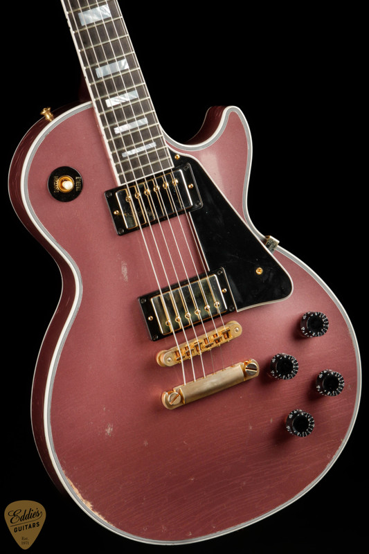 2024 - Gibson Custom Shop PSL Murphy Lab Les Paul Custom Heavy Aged Heather Mist Poly 9.14 #CS400436