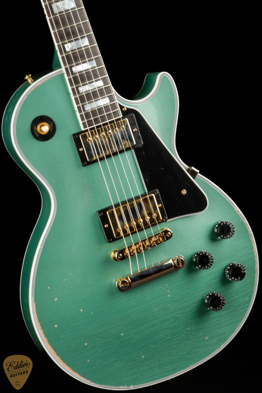 2024 - Gibson Custom Shop PSL Murphy Lab Les Paul Custom Heavy Aged Inverness Green 9.15 #CS400171