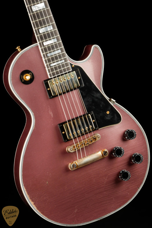 2024 - Gibson Custom Shop PSL Murphy Lab Les Paul Custom Heavy Aged Heather Mist Poly 10.6 #CS400414