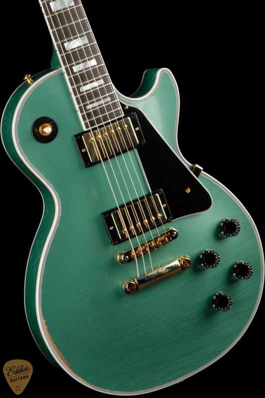 2024 - Gibson Custom Shop PSL Murphy Lab Les Paul Custom Heavy Aged Inverness Green 9.13 #CS400139