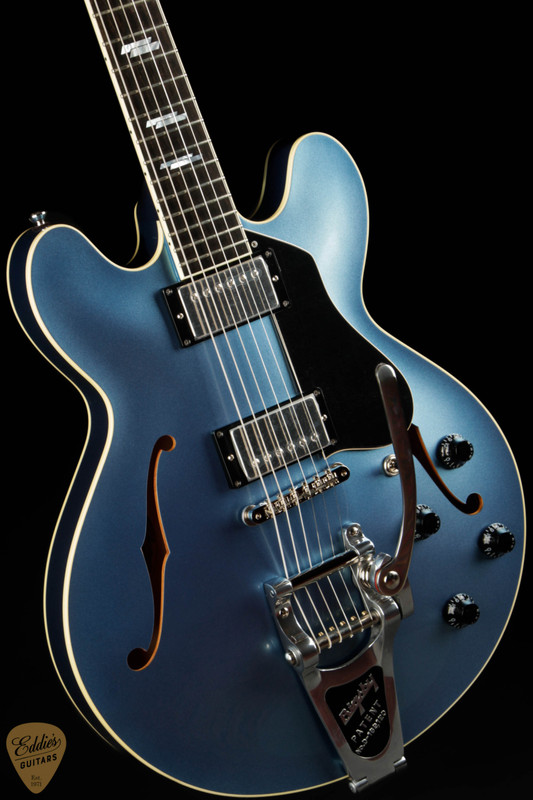 2024 - Collings I-35 LC Deluxe Custom Inlay/ThroBaks/Bigsby - Pelham Blue (pre-owned)