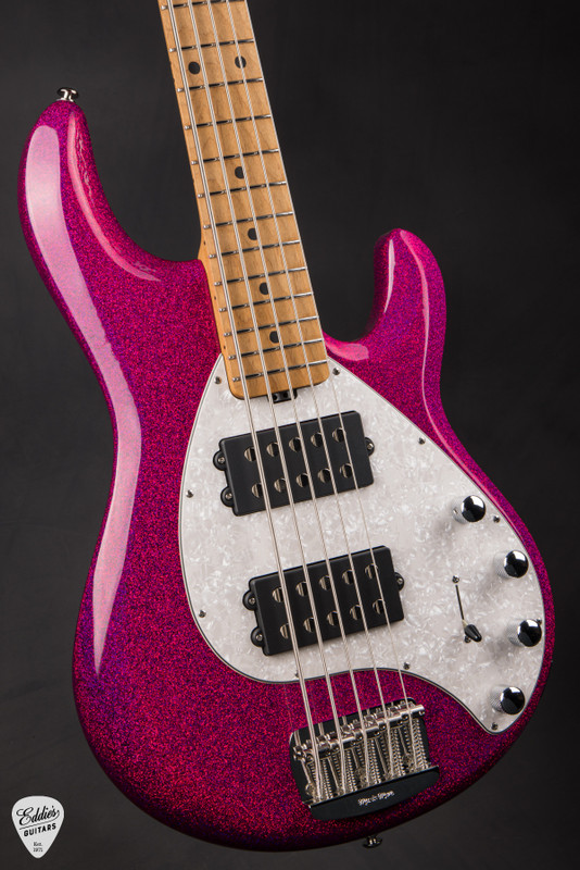 Ernie Ball Music Man StingRay 5 Special H - Soda Pink Sparkle
