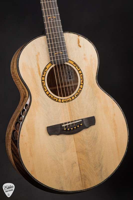 Kevin Ryan Mojave Series Nightingale Grand Soloist  Acoustic Guitar with Engelmann Spruce & Spalted Maple