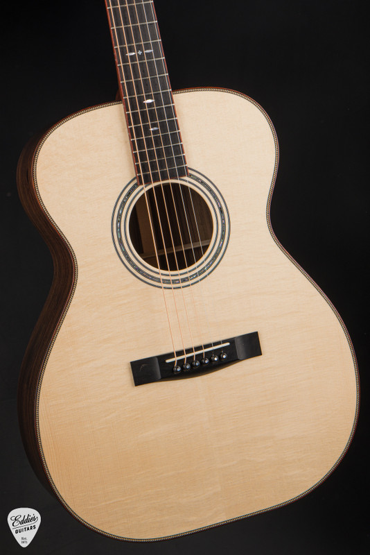 Huss & Dalton TOM-R Custom Acoustic Guitar with Bearclaw Engelmann Spruce & Indian Rosewood