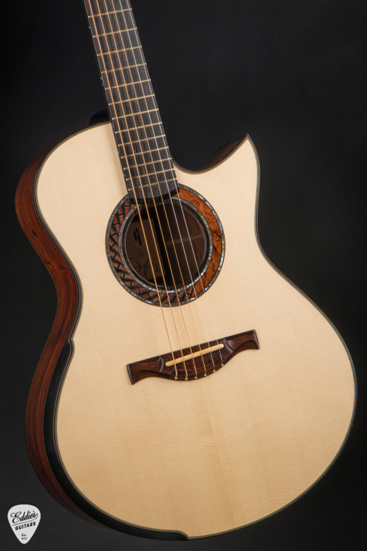 Judson Riviere Orchestra Model Acoustic Guitar with Italian Spruce & Cocobolo