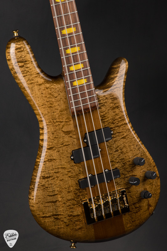 Spector NS-2 4 String Neck Thru Bass Guitar with Quilted Maple