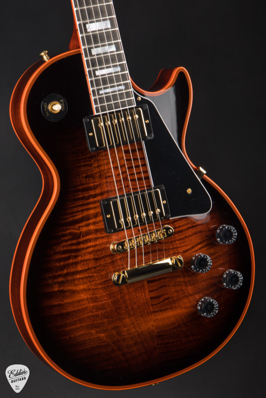 Gibson Custom Shop PSL Les Paul Custom Figured Orange Widow electric guitar